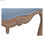 Fotel DKD Home Decor Niebieski Poliester Drewno (58 x 56 x 69 cm) - 3