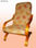 Fotel finka krzyżak prosty, owal dużo materiału - Zdjęcie 2