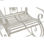 Fotel na biegunach DKD Home Decor Metal Aluminium Biały (63 x 89 x 92 cm) - 2