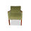 Fotel pikowany z drewnianymi podlokietnikami - Zdjęcie 3
