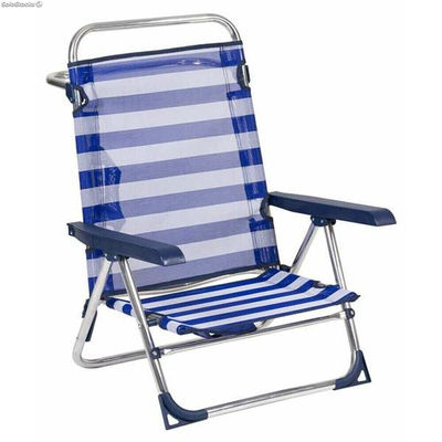 Fotel plażowy Alco 1 Aluminium Wielopozycyjna Składany 79,5 x 59,5 x 56 cm (79,5