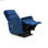 Fotel rozkładany Astan Hogar Relaks Niebieski Aksamit - 3