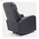 Fotel rozkładany Astan Hogar Relaks Ręczne Czarny Skóra syntetyczna - 4