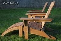 fotele drewniane składane