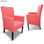 Fotele skośne 98 cm - idealne do salonu - Zdjęcie 3