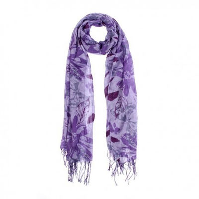 Foulard Pashmina Fleurs - Photo 2