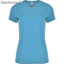 Fox woman t-shirt s/l heather turquoise ROCA666103246