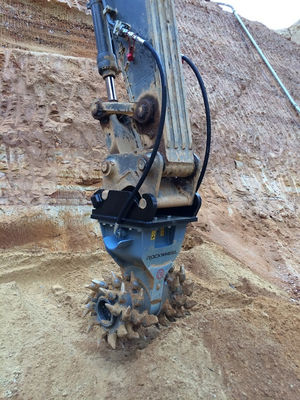 Fraises hydrauliques rockwheel D30 G40 G50 pour pelles 26 à 60 tonnes - Photo 4