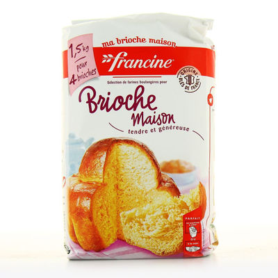 Francine Préparation pour brioche maison : le paquet de 1,5 kg - Photo 2