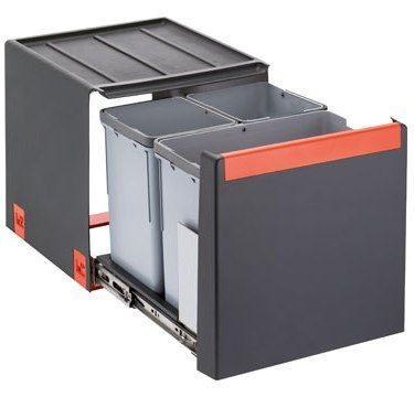 Franke cube 40-3C automático 3 cubos gestión residuos