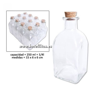Comprar Botella Cristal 250 ml  Catálogo de Botella Cristal 250 ml en  SoloStocks