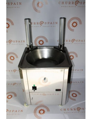 Freidora industrial automática a gas 900mm/35,6kw/55litros churros