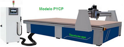Fresadora cnc modelo PYCP