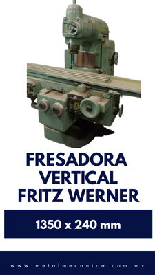 Fresadora Vertical Fritz Werner (Cuello de ganso) - Foto 4