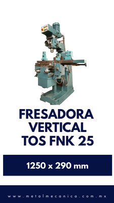 Fresadora Vertical Tos Fnk 25 - Foto 5
