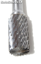 Fresas rotativa de metal duro y dentado cruzado punta recta M10