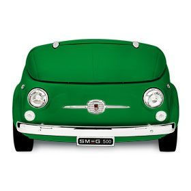 Frigorífico Diseño Retro 500 Fiat Smeg SMEG500V Verde | Diseño capó coche |