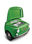 Frigorífico Diseño Retro 500 Fiat Smeg SMEG500V Verde | Diseño capó coche | - 2