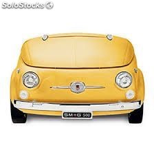 Frigorífico Retro Fiat 500 Amarillo Smeg SMEG500G | Diseño capó coche | Línea