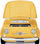 Frigorífico Retro Fiat 500 Amarillo Smeg SMEG500G | Diseño capó coche | Línea - 2