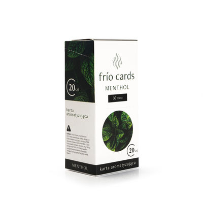 Friocards - Mentolowe karty aromatyzujące. Miętowe wkładki aromatyzujące - Zdjęcie 4