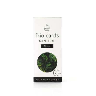Friocards - Mentolowe karty aromatyzujące. Miętowe wkładki aromatyzujące - Zdjęcie 5