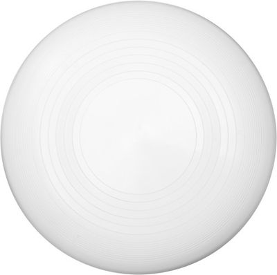 Frisbee o disco volador 25 cm con anillas en blanco