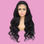Front lace parrucca con capelli humani lisci, capelli ricci - Foto 3