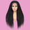 Front lace parrucca con capelli humani lisci, capelli ricci - Foto 5