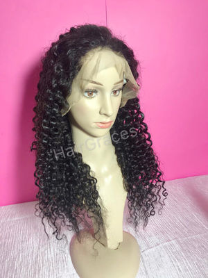 Front lace wig with thick human hair, lace front perruque naturelle - Photo 2