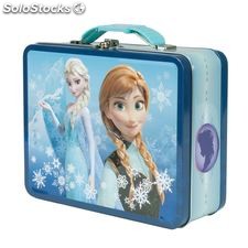 Frozen Tin Lunch Box Blue Version With Blue Trim