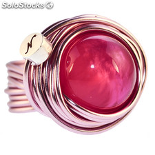 Fuchsia Pearly Sphere