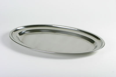 Fuente oval acero inoxidable - Fuente de cocina - Vajillas hostelería - 60 cm