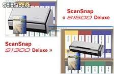 Fujitsu scan snap 1500 deluxe + sw rack to file