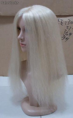 Full lace cheveux bresilien raide couleur blond clair