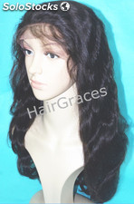 Full Lace wig perruque naturelle en cheveux indien