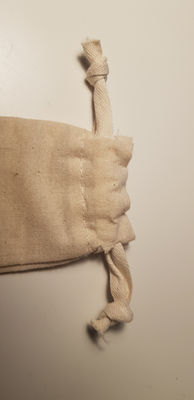 Funda bolsa abanico algodón natural - Foto 3
