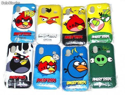 Funda Carcasa Angry Birds Para Black Berry 8520