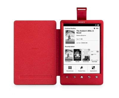 Funda con luz Sony prsa-CL30 Roja para Sony prs-T3