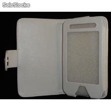 Funda de cuero blanco para el iPhone 4g