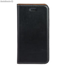 Funda de piel PU tipo libro con tarjetero Samsung Galaxy A5 2016 color negro