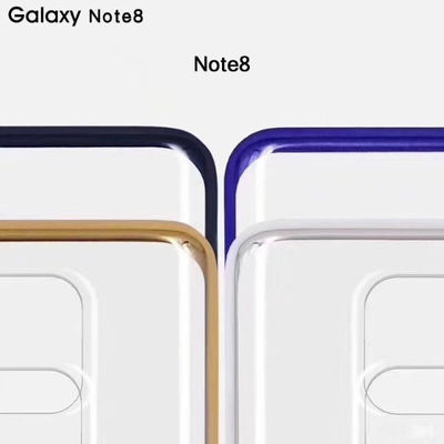 Funda de Samsung Note8, transparente con marco de colores - Foto 3