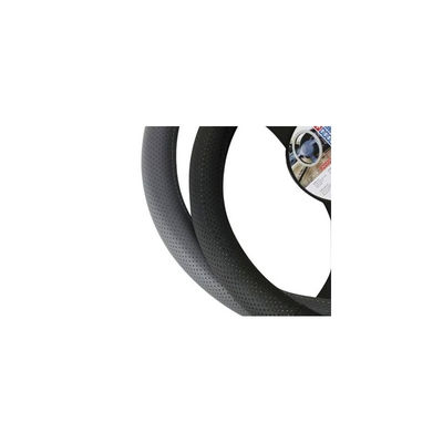 Funda de volante negra perforada Luxe - Foto 2