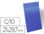 Funda durable magnetica 210x297 mm plastico azul ventana transparente pack de 10 - 1
