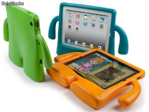 Practicar senderismo Dar negro funda iPad / iPad 2 y nuevo Ipad 3 para niños y padres