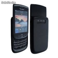 Funda MiniGel BlackBerry Torch 9800 - Color Negro Glossy