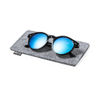 Funda para gafas de sol fabricada en fieltro RPET.