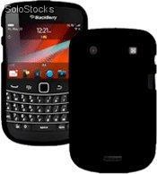 Funda Silicona Negra BlackBerry bold 9900