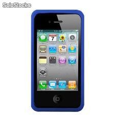 Funda Silicona Serie Compact iPhone 4/4s - azul