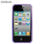 Funda Silicona Serie Diamonds iPhone 4/4s - violeta - Foto 2